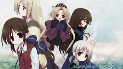 Anime short hair skyscapes