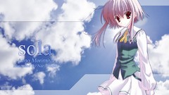 Anime short hair skyscapes