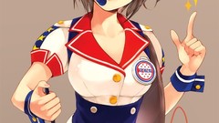 Anime Shorts brown eyes