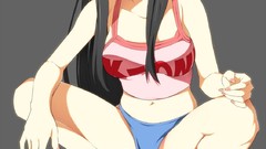 Anime Shorts high heels spread legs