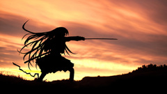 Anime silhouette weapons