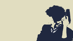 Anime Simple Background cowboy