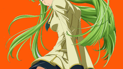 Anime skirts anime girls code geass green hair C & C
