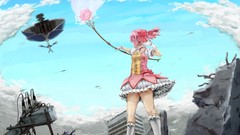 Anime skirts anime girls mahou shoujo madoka magica kaname 