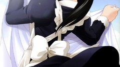 Anime skirts anime girls maids tony taka panties skirt lift