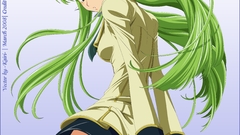 Anime skirts anime girls school uniforms code geass green hair 
