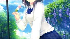 Anime skirts anime girls school uniforms coffee-kizoku original 