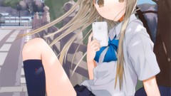 Anime skirts anime girls school uniforms fuyuno haruaki