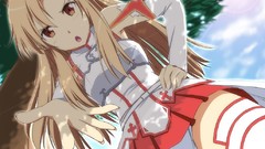 Anime skirts long hair anime girls brown eyes brunettes ecchi 