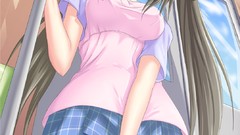 Anime skirts long hair erect nipples