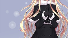 Anime skirts long hair pantyhose