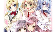 Anime skirts long hair short hair