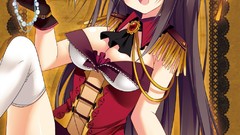 Anime skirts panties original characters thigh highs