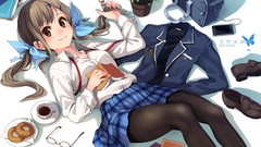 Anime skirts pantyhose