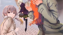 Anime skirts scarfs anime girls fuyuno haruaki