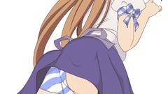 Anime skirts school uniforms panties thigh highs