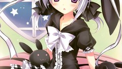 Anime skirts short hair