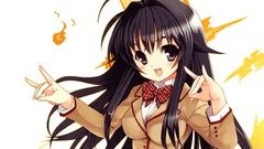 Anime skirts short hair