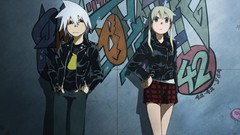 Anime skirts soul eater soul eater evans Leather Jacket Albarn 