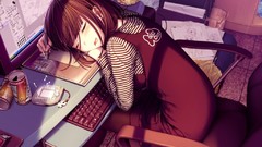 Anime sleeping