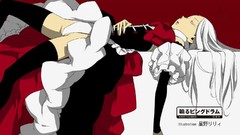 Anime sleeping white hair skirts anime girls mawaru penguindrum 