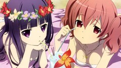 Anime smiling short hair inu x boku ss roromiya karuta 