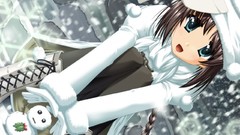Anime snow girls