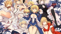 Anime socks cleavage underwear panties