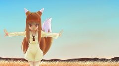 Anime spice and wolf animal ears Holo The Wise Wolf