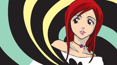 Anime spirals bleach inoue orihime redheads choker