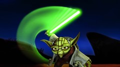 Anime star wars artwork yoda