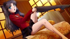 Anime stockings anime girls fate stay night tohsaka rin fate 