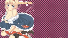 Anime stockings blondes anime girls blue eyes touhou alice 