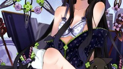 Anime stockings blush anime girls bra undressing