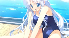 Anime swimming swimsuits school swimsuits