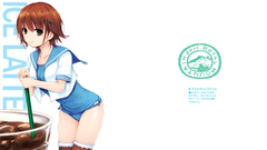 Anime swimsuits coffee-kizoku Simple