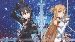 Anime sword art online anime girls kirigaya kazuto yuuki asuna