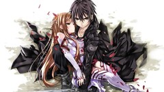 Anime sword art online kirigaya kazuto yuuki asuna sword