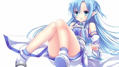 Anime sword art online yuuki asuna Simple Background ALfheim 