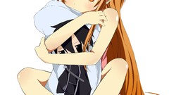 Anime Swords anime girls brunettes sword art online yuuki asuna 