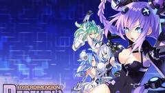 Anime Swords anime girls cleavage Hyperdimension Neptunia