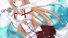 Anime Swords anime girls sword art online yuuki asuna