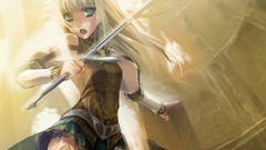 Anime Swords blondes Valkyrie Profile 2: Silmeria Alicia 