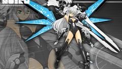 Anime Swords cleavage Hyperdimension Neptunia