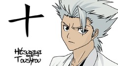 Anime Symbols white background white hair bleach Hitsugaya 