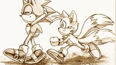 Anime tails Sonic the Hedgehog