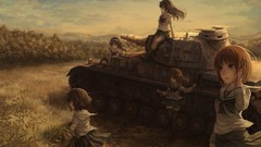 Anime tanks skies girls und panzer nishizumi miho Akiyama 