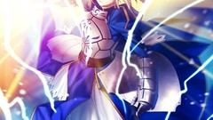 Anime Tarzan armor saber anime girls fate stay night fate 