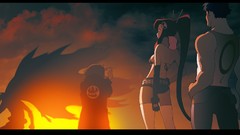 Anime tengen toppa gurren lagann simon Kamina Littner Yoko capes