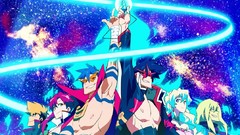 Anime tengen toppa gurren lagann simon Kamina Littner Yoko Viral